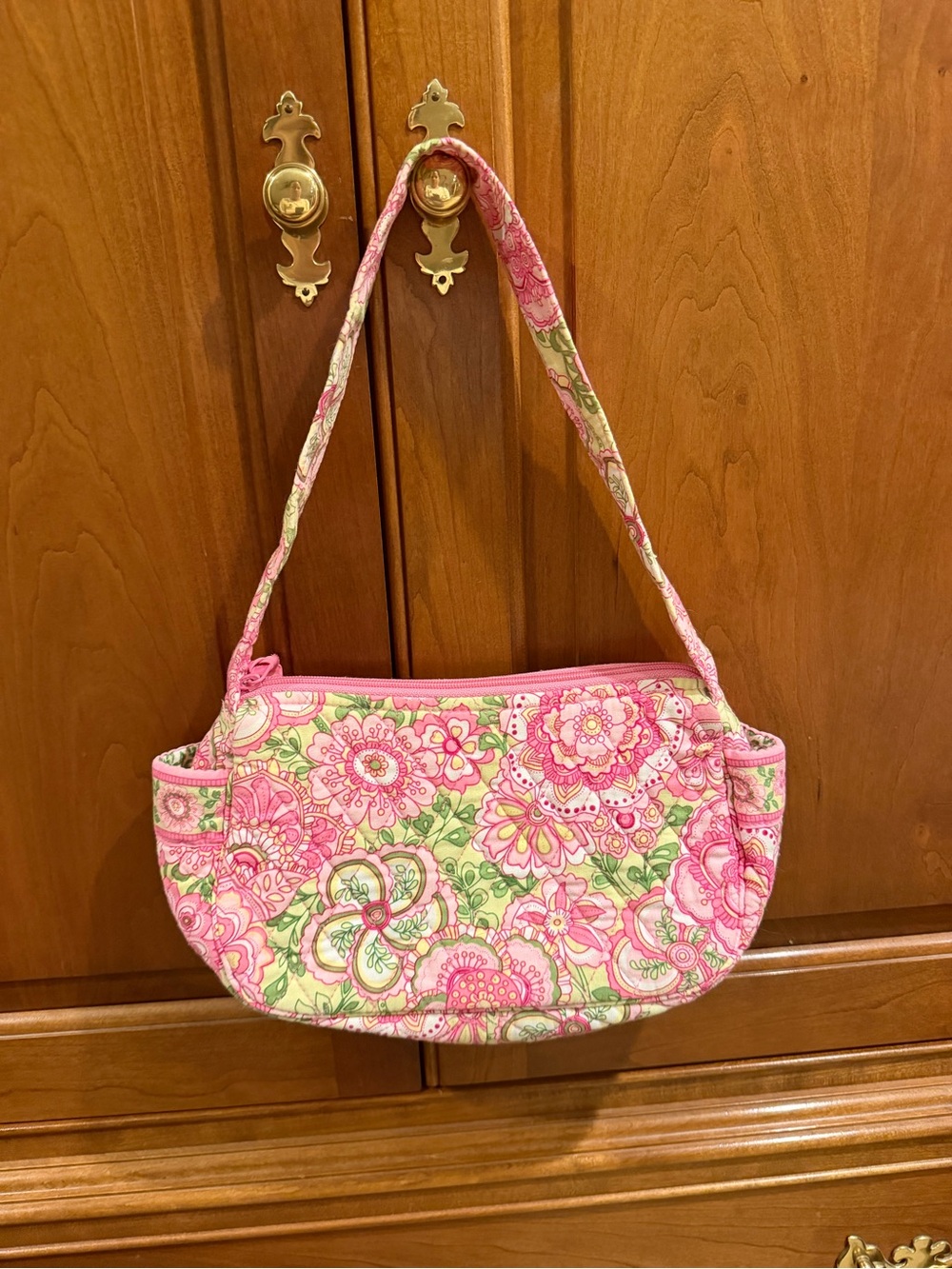 Vera Bradley Quilted Floral Shoulder Bag - Pink